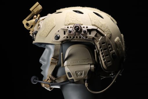 Unity Tactical MARK™ for Ops-Core® AMP® Communication Headset - FDE/Full Kit