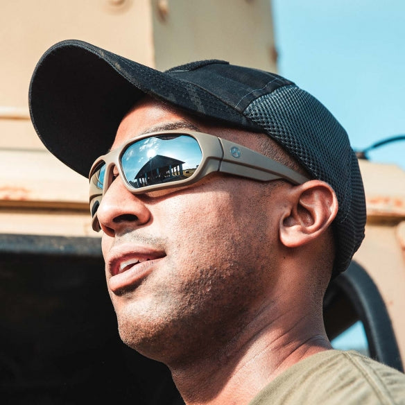 Magpul Radius Eyewear Polarised FDE Grey Lens