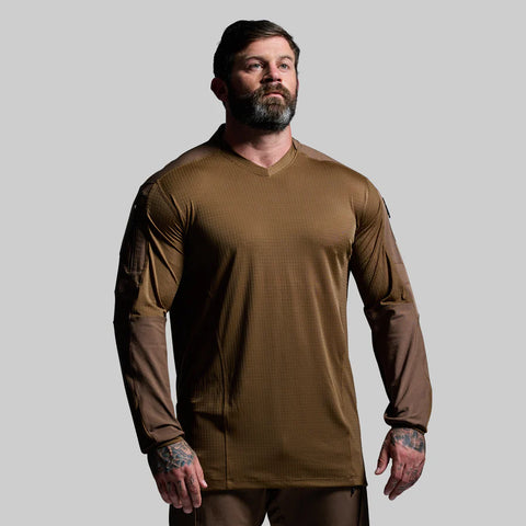 Born Primitive - Long Sleeve Op Top Pro (Coyote Brown) | Endeavour
