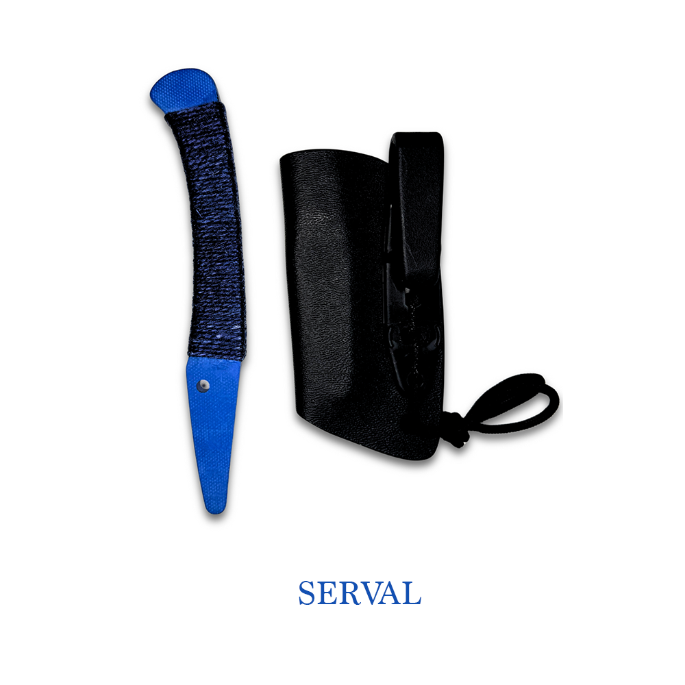 Black Triangle Group - G10 Blue Training Knife
