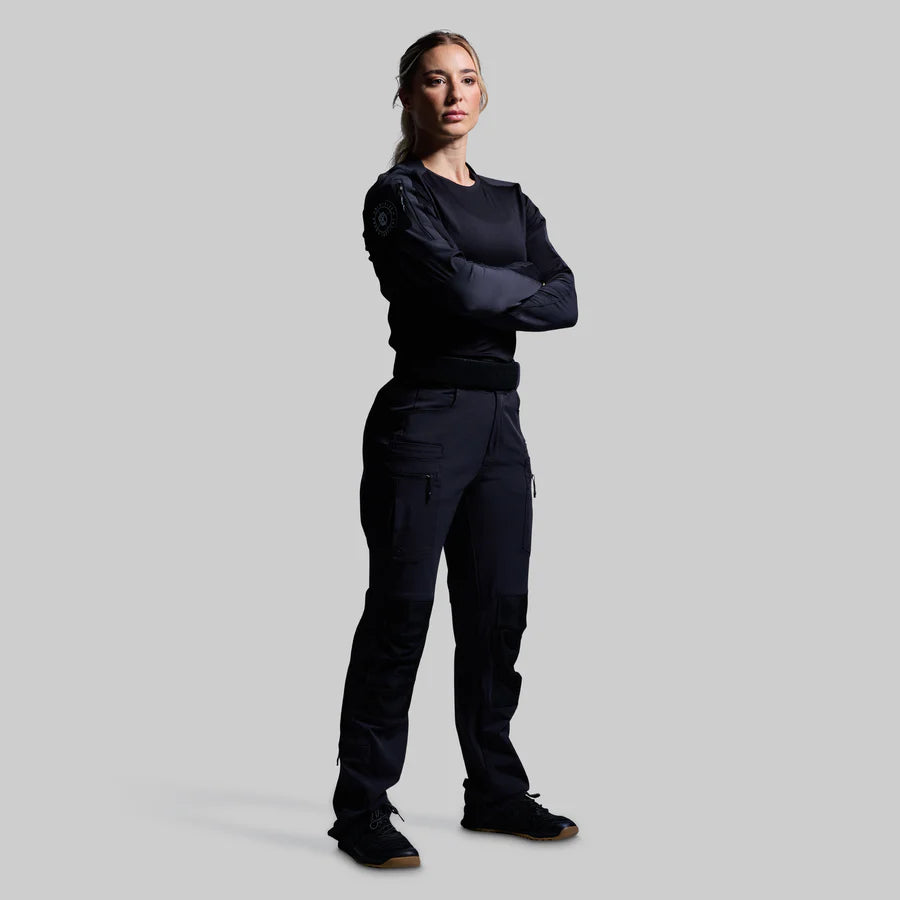 Born Primitive - Women's Long Sleeve Op Top (Black)