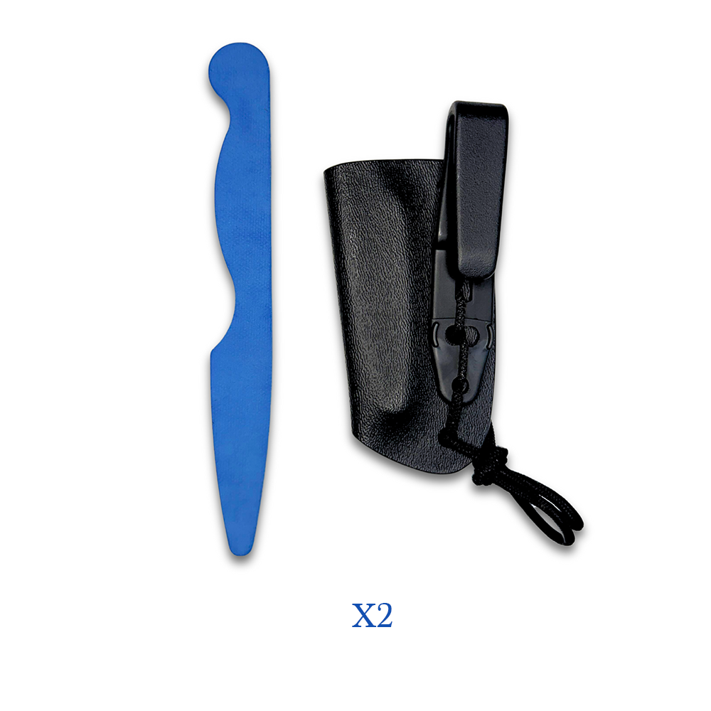 Black Triangle Group - G10 Blue Training Knife