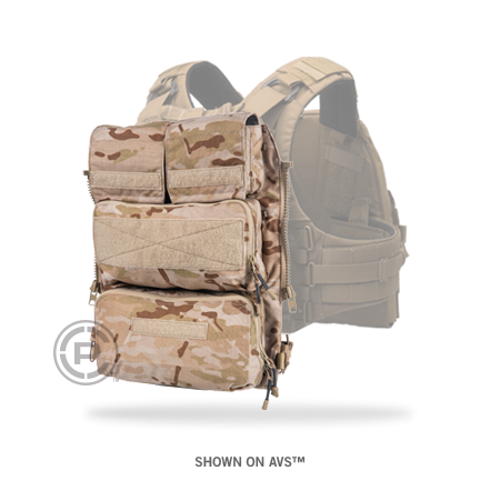 Crye Precision -  Zip On Pouch Panel 2.0 Large/X-Large - Multicam Arid