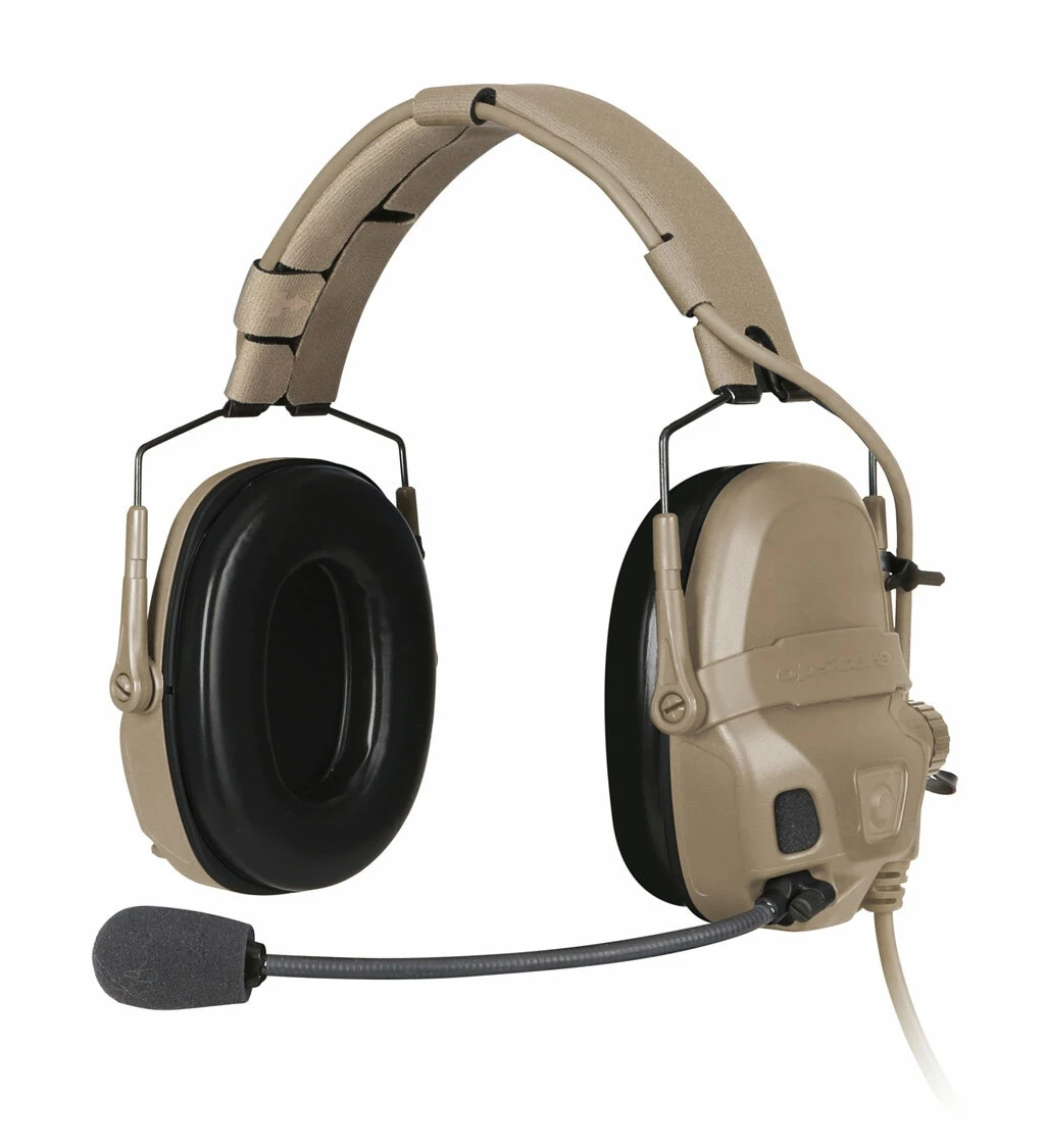 Ops-Core AMP Communication Headset - Fixed Downlead