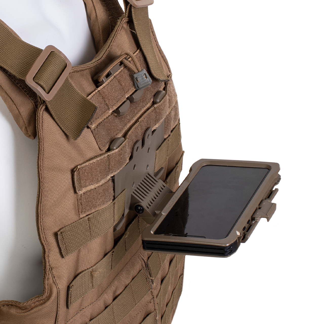 PALS Armor Plate Carrier Phone Mount Large - Main Image