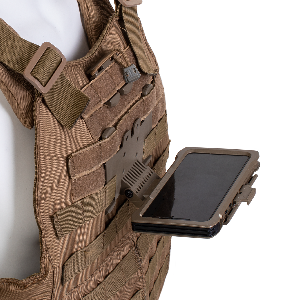 PALS Armor Plate Carrier Phone Mount - XLarge